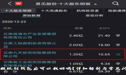 区块链提现到钱包后可以找回吗?详细解析与常见问题解答